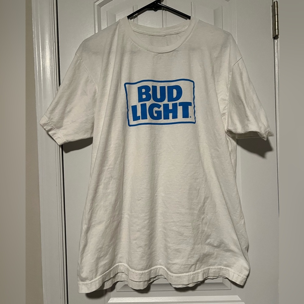 NWOT! Bud Light White T-Shirt